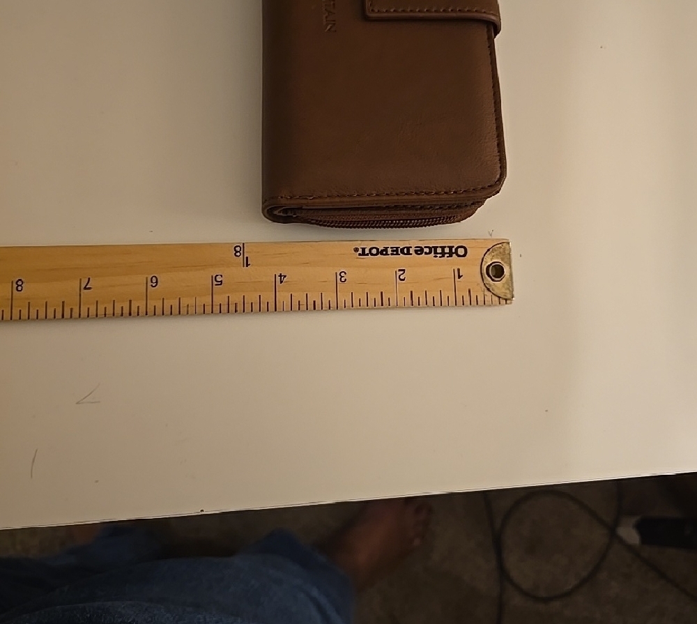 Stone Mountain Accessories Brown Wallet with Gold Accent - Picture 10 of 11